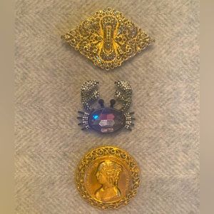 Brooches (Bundle of Three)
